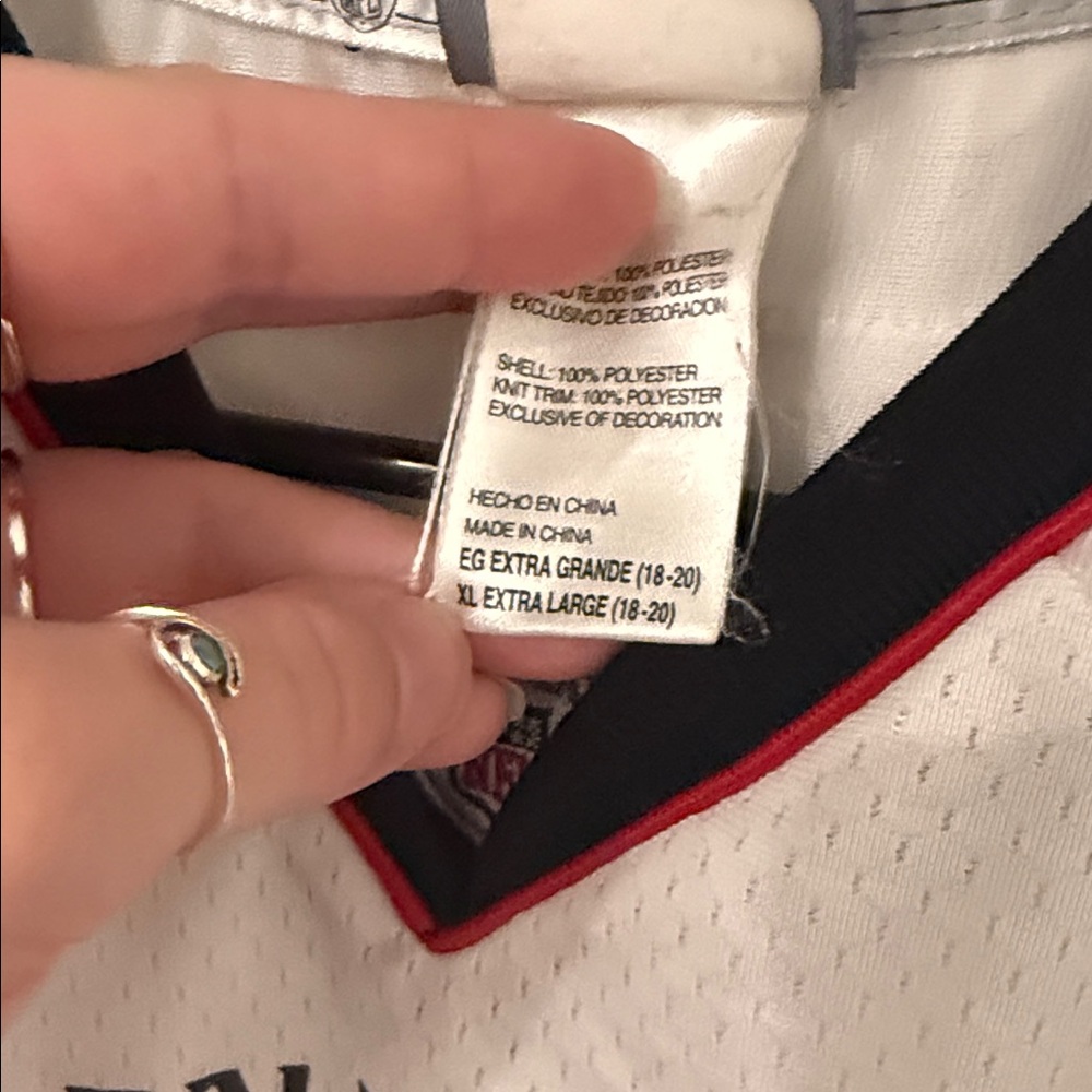 Matt Ryan Jersey Reebok White Falcons Jersey with Red and Black Accents - Picture 4 of 5